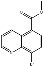 8-溴-5-喹啉羧酸甲酯, 253787-45-0, 结构式