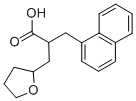 3-萘基-2-((四氢呋喃基-2)-甲基)丙酸,25379-26-4,结构式
