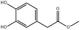 3,4-DIHYDROXYPHENYLACETIC ACID METHYL ESTER Structure