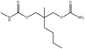 25385-00-6 N-Methylcarbamic acid 2-(carbamoyloxymethyl)-2-methylhexyl ester