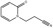 3-(2-氧代-1-吡啶基)丙腈, 25386-51-0, 结构式