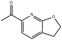1-(2,3-二氢呋喃并[2,3-B]吡啶-6-基)乙-1-酮 结构式