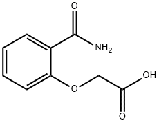 2-氨基甲酰苯氧乙酸,25395-22-6,结构式
