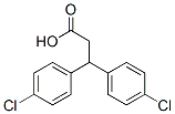 3,3-bis(p-chlorophenyl)propionic acid Structure