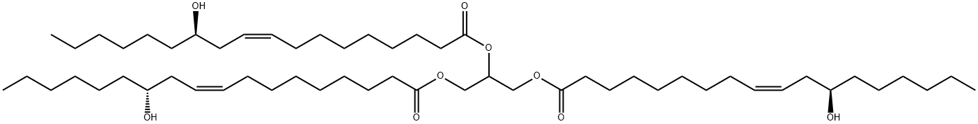 propane-1,2,3-triyl tris(12-hydroxyoctadec-9-enoate), stereoisomer|三蓖麻精