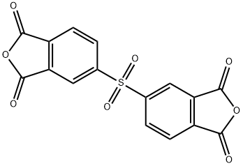 3,3',4,4'-ジフェニルスルホンテトラカルボン酸二無水物 化学構造式