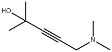 5-二甲基胺-2-甲基-3-戊炔-2-醇 结构式