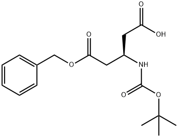Boc-L-beta-glutamic acid 5-benzyl ester Structure