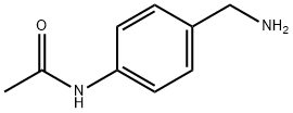 N-[4-(アミノメチル)フェニル]アセトアミド 化学構造式