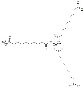 cerium(3+) sebacate,25418-94-4,结构式