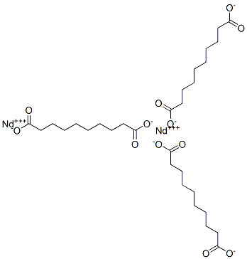 neodymium(3+) sebacate Struktur