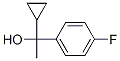 α-シクロプロピル-4-フルオロ-α-メチルベンゼンメタノール 化学構造式