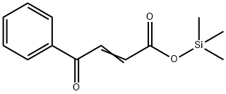 3-ベンゾイルアクリル酸トリメチルシリル 化学構造式