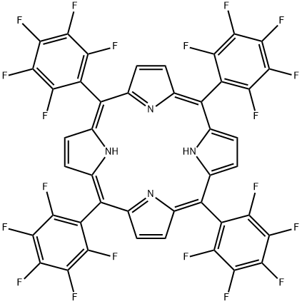 5,10,15,20-TETRAKIS(PENTAFLUOROPHENYL)-21H,23H-PORPHINE Struktur