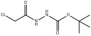 2-(2-氯乙酰基)肼-1-羧酸叔丁酯 结构式