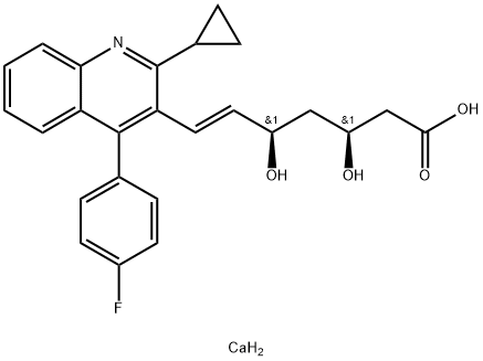 (3S,5R,6E)-7-[2-Cyclopropyl-4-(4-fluorophenyl)-3-quinolinyl]-3,5-dihydroxy-6-heptenoic Acid CalciuM Salt