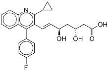 (3R,5R,6E)-7-[2-Cyclopropyl-4-(4-fluorophenyl)-3-quinolinyl]-3,5-dihydroxy-6-heptenoic Acid CalciuM Salt|(3R, 5R)-匹伐他汀钙盐