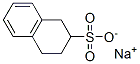 sodium tetrahydronaphthalene-2-sulphonate Structure