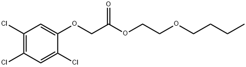 2-Butoxyethyl-2,4,5-trichlorophenoxyacetate 化学構造式