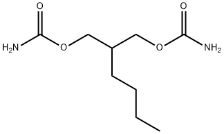 Dicarbamic acid 2-butyltrimethylene ester Structure