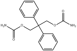 Dicarbamic acid 2,2-diphenyltrimethylene ester 结构式