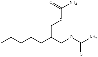 Dicarbamic acid 2-pentyltrimethylene ester Structure