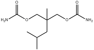 Dicarbamic acid 2-isobutyl-2-methyltrimethylene ester 结构式