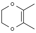 2,3-Dihydro-5,6-dimethyl-1,4-dioxin Struktur
