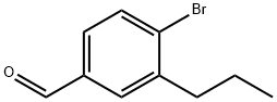 4-BROMO-3-PROPYLBENZALDEHYDE 化学構造式