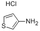 チオフェン-3-アミン塩酸塩 化学構造式