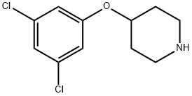 4-(3,5-DICHLOROPHENOXY)PIPERIDINE 化学構造式