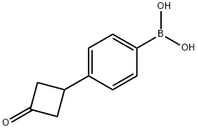 3-(4-BORONOPHENYL)CYCLOBUTANONE 化学構造式