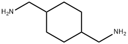 1,4-ビス(アミノメチル)シクロヘキサン (cis-, trans-混合物) 化学構造式