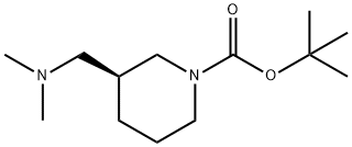 (S)-3-(Dimethylaminomethyl)-N-Boc-piperidine 结构式