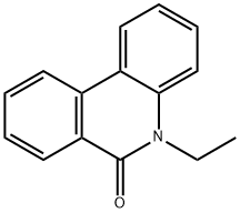 5,6-ジヒドロ-5-エチルフェナントリジン-6-オン 化学構造式