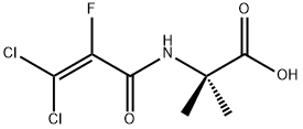 Alanine,  N-(3,3-dichloro-2-fluoro-1-oxo-2-propenyl)-2-methyl-  (9CI) Struktur