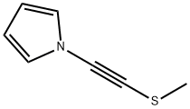 1H-Pyrrole, 1-[(methylthio)ethynyl]- (9CI) Struktur