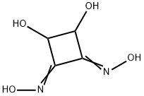 1,2-Cyclobutanedione, 3,4-dihydroxy-, dioxime (9CI) Struktur