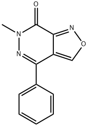 4-Phenyl-6-methylisoxazolo[3,4-d]pyridazine-7(6H)-one Structure