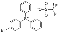 (4-BROMOPHENYL)DIPHENYLSULFONIUM TRIFLATE 化学構造式