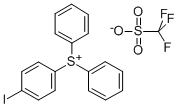 (4-碘苯基)二苯基锍三氟甲磺酸盐,255056-46-3,结构式