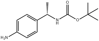 (R)-[1-(4-AMINO-PHENYL)-ETHYL]-CARBAMIC ACID TERT-BUTYL ESTER Structure