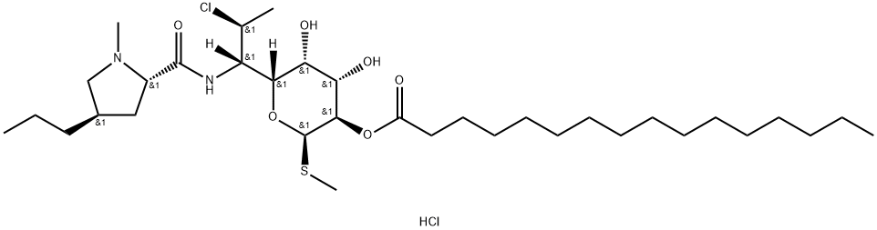 盐酸克林霉素棕榈酸酯,25507-04-4,结构式