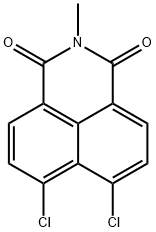 6,7-Dichloro-2-methyl-1H-benzo[de]isoquinoline-1,3(2H)-dione,25507-27-1,结构式