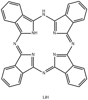 酞菁二锂,25510-41-2,结构式