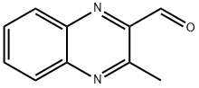 3 -甲基喹喔啉- 2 -甲醛, 25519-55-5, 结构式