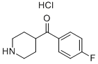 4-(4-氟苯甲酰基)哌啶盐酸盐, 25519-78-2, 结构式