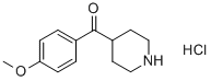 (4-METHOXYPHENYL)(4-PIPERIDYL)METHANONE HYDROCHLORIDE