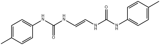 1,1'-[(E)-ビニレン]ビス[3-(p-トリル)尿素] 化学構造式