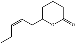 Z-四氢-6-(2-戊烯基)-2H-吡喃-2-酮,25524-95-2,结构式